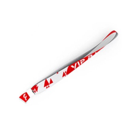 Pack 20 Pulseras personalizadas. Tela poliéster. Incluye cierre tipo condena